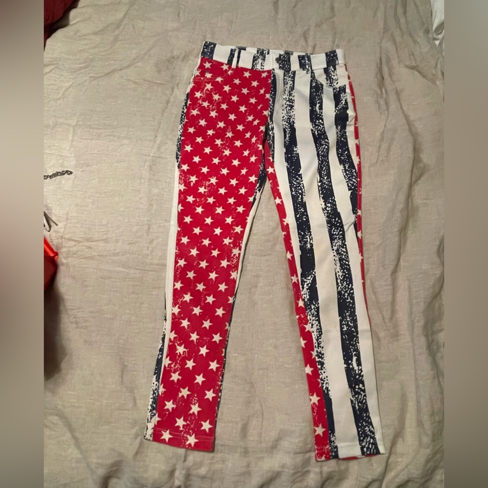 American flag leggings